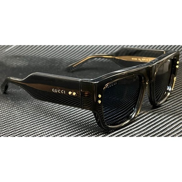 Gucci Blue Tint Grey Men's Sunglasses! NEW! - Picture 4 of 5